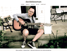 Tablet Screenshot of davidebowman.com